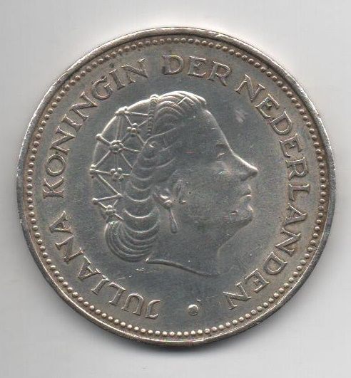 HOLANDA DEL AÑO 1970 DE 10 GULEN